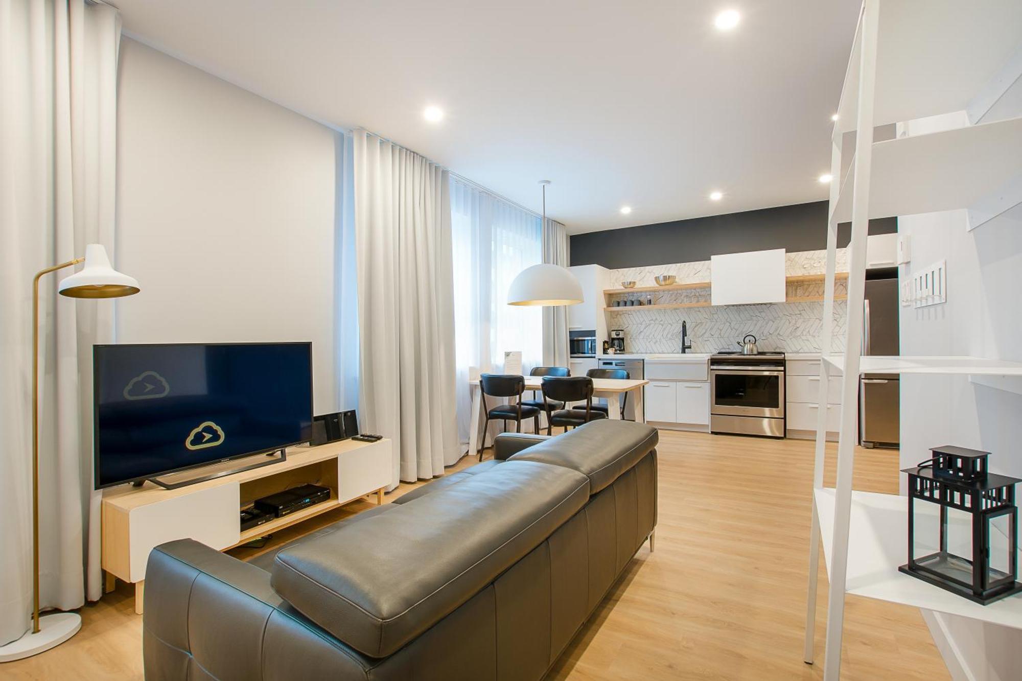 Appartamento Les Lofts Charest by Les Lofts Vieux-Québec Camera foto